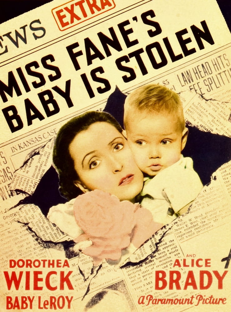 Miss FaneS Baby Is Stolen Canvas Art -  (24 x 36)
