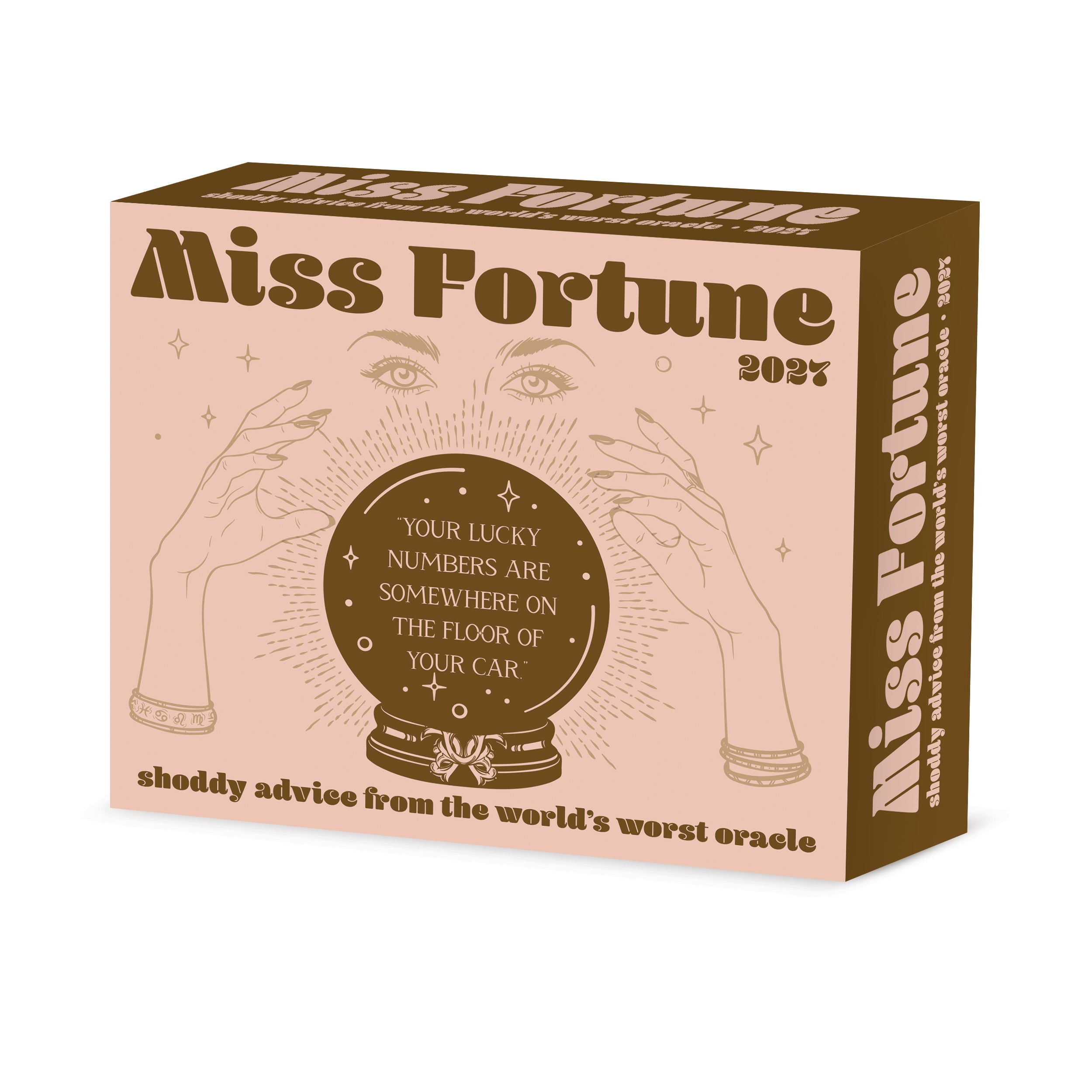 Willow Creek Press, Miss Fortune: Slightly Psychic, Mostly Clueless 2027 Box Calendar