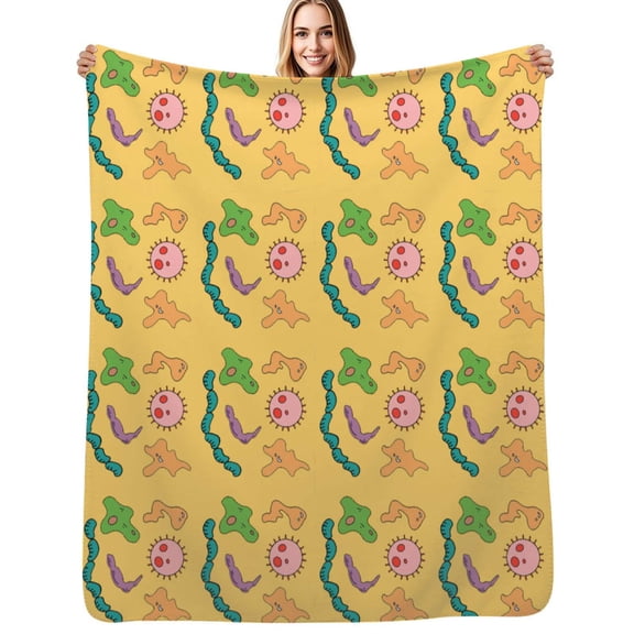 Miss Frizzle In a Pickle Magic School Bus Soft Blanket Travel Bedding Throws Flannel Bedspread Sofa Bed Cover