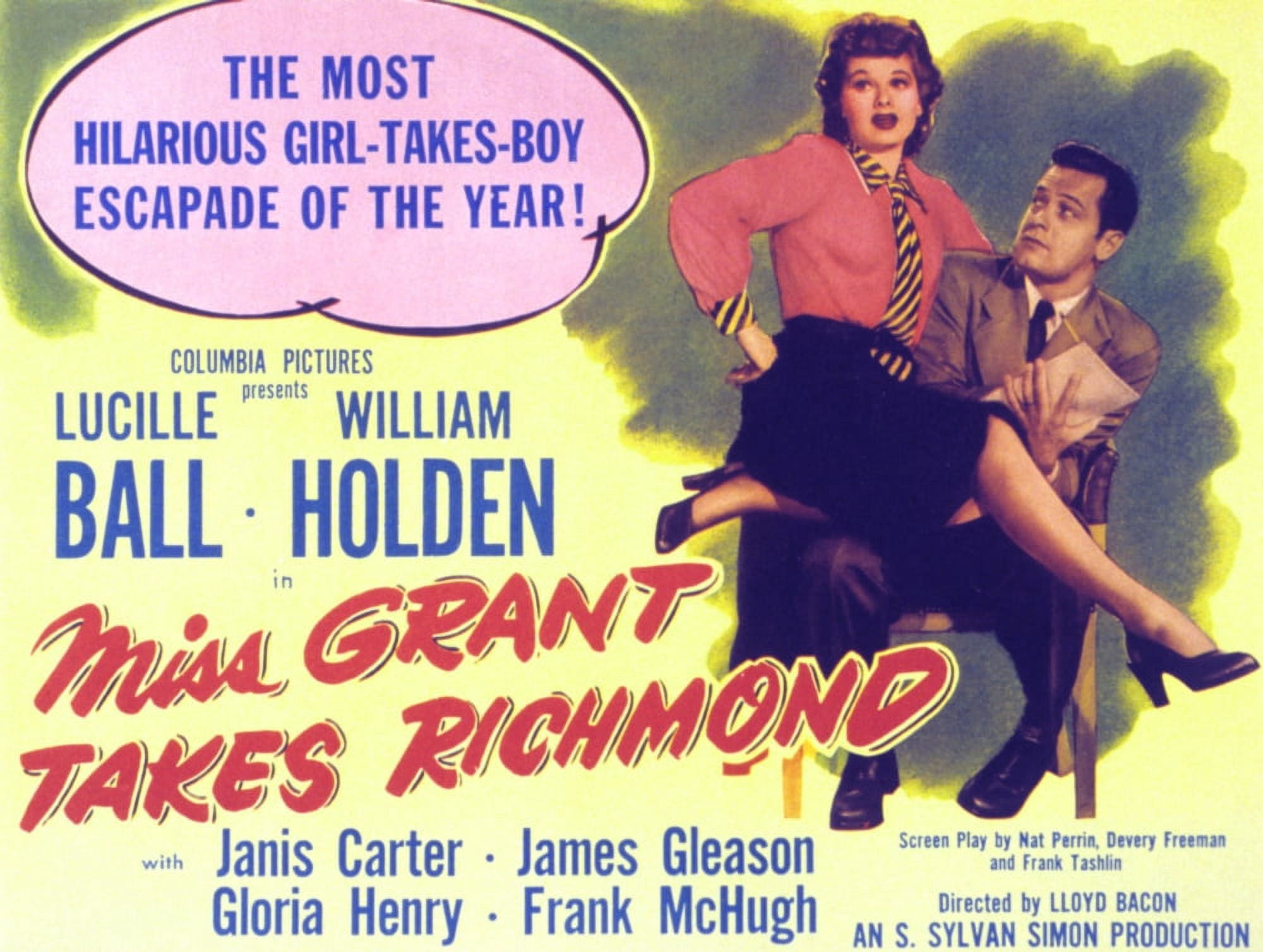 Miss Grant Takes Richmond Canvas Art - (28 x 22)