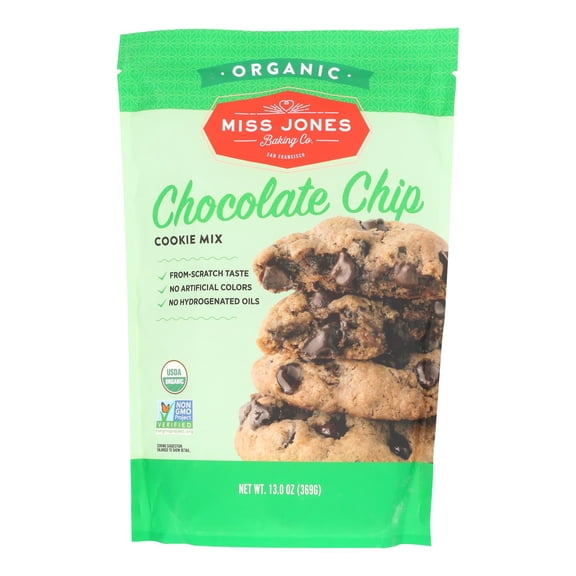 Miss Jones Baki - Mix Cookie Chocolate Chip - 13 Oz, Case of 6