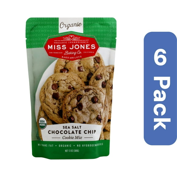Miss Jones Baking Co Chocolate Chip Cookie Mix 13 oz (Pack Of 6)