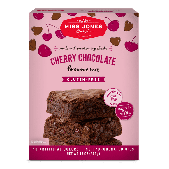 Miss Jones Baking Co. Gluten-Free Chocolate Cherry Brownie Mix