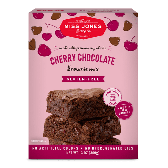 Miss Jones Baking Co. Gluten-Free Chocolate Cherry Brownie Mix