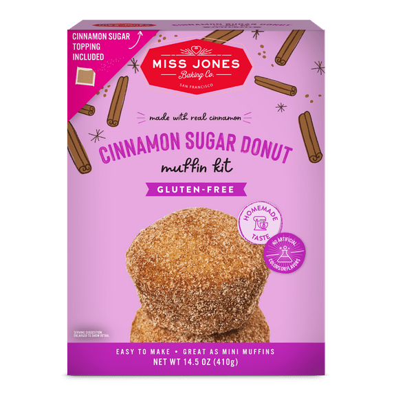 Miss Jones Baking Co. Gluten-Free Cinnamon Sugar Donut Muffin Kit
