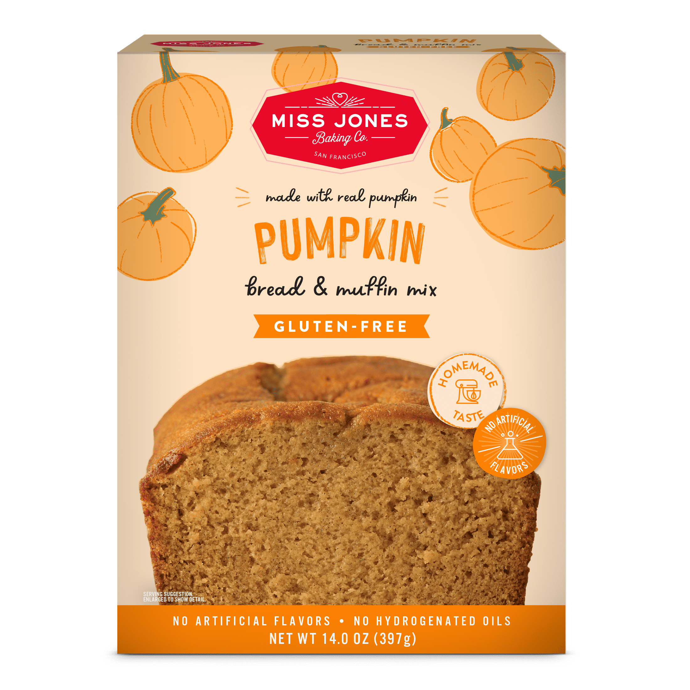 Miss Jones Baking Co. Gluten Free Pumpkin Bread Mix 14oz