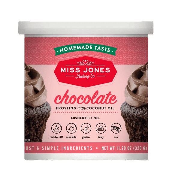 Miss Jones Baking Co. Natural Chocolate Frosting, 11.29oz