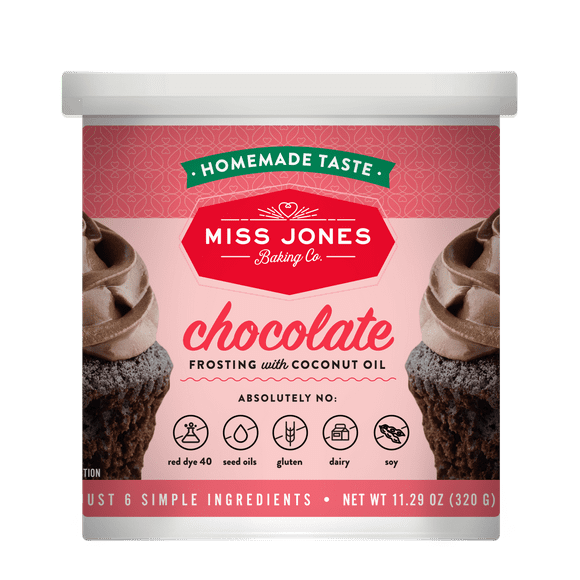 Miss Jones Baking Co. Natural Chocolate Frosting, 11.29oz
