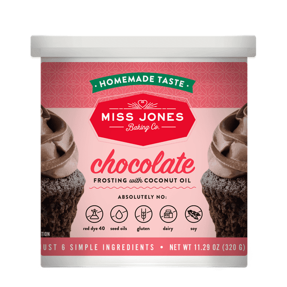 Miss Jones Baking Co. Natural Chocolate Frosting, 11.29oz