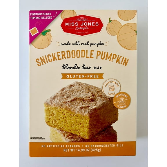 Miss Jones Baking Co. Snickerdoodle Pumpkin Blondie Bar Mix