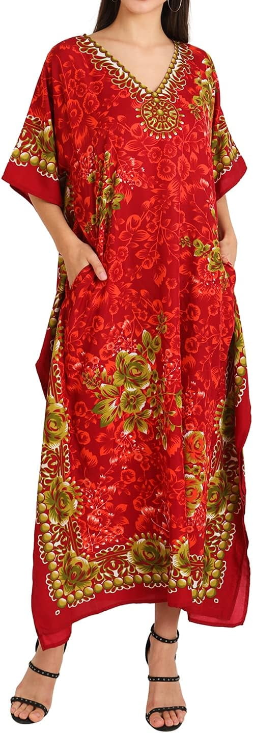 Miss Lavish London Caftans For Women Summer Ladies Long Kimono Maxi