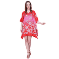 thumbnail image 1 of Miss Lavish London Kaftan Dress - Caftans for Women - Women's Caftans Suiting Teens to Adult Women in Regular to Plus Size (159-Red 6-12), 1 of 5