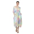 thumbnail image 1 of Miss Lavish London Plus size Kaftan Dresses for Women Beach Cover up  Caftans Moo Moos Women Swimwear Cover up Abstract Print XX-Large, 1 of 6