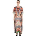thumbnail image 1 of Miss Lavish London Women Kaftans Dresses, Black M, 1 of 7