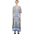 thumbnail image 1 of Miss Lavish London Women Kaftans Dresses, Pink M, 1 of 7