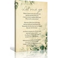 thumbnail image 1 of Miss Me But Let Me Go Wall Art Mourning Poem Poster Vintage Poetry Wall Decor Painting Artwork Modern Decorations for Home Print for Bedroom Canvas Pictures Artwork for Kitchen Giclee Print, 1 of 7