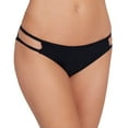 thumbnail image 1 of Miss Mandalay BLACK Icon Low Rise Bikini Swim Bottom, US X-Small, 1 of 2