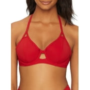 MISS MANDALAY Womens Icon Halter Bikini Top Style-ICUK1RUUH Swimsuit