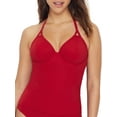 thumbnail image 1 of Miss Mandalay Womens Icon Plunge Tankini Top Style-IC07RUUHT, 1 of 2