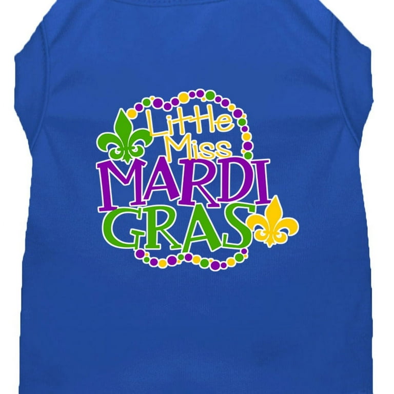 dog mardi gras shirt