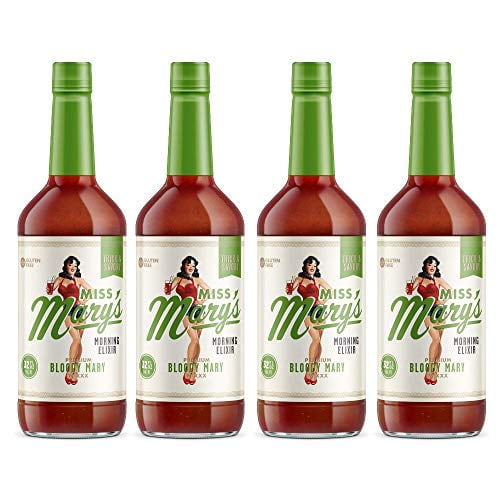 Miss Mary's Bloody Mary Mix, Low Sugar Drink Mixer, All Natural