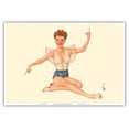 thumbnail image 1 of Miss May - 1944 Esquire Magazine - Vintage Pin Up Girl Print by Alberto Vargas - Master Art Print (Unframed) 13in x 19in, 1 of 4