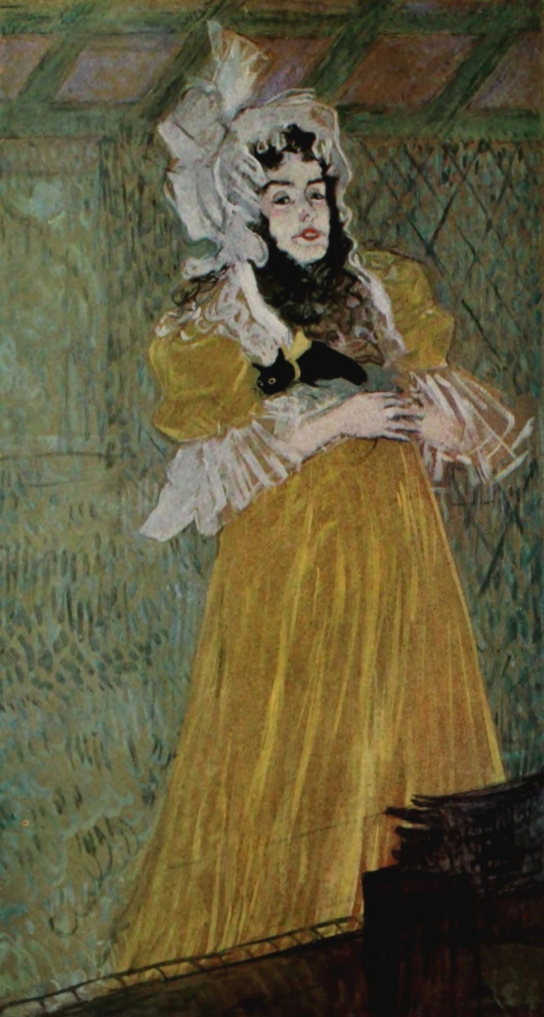Miss May Belfort Canvas Art - Henri de Toulouse-Lautrec (18 x 24)