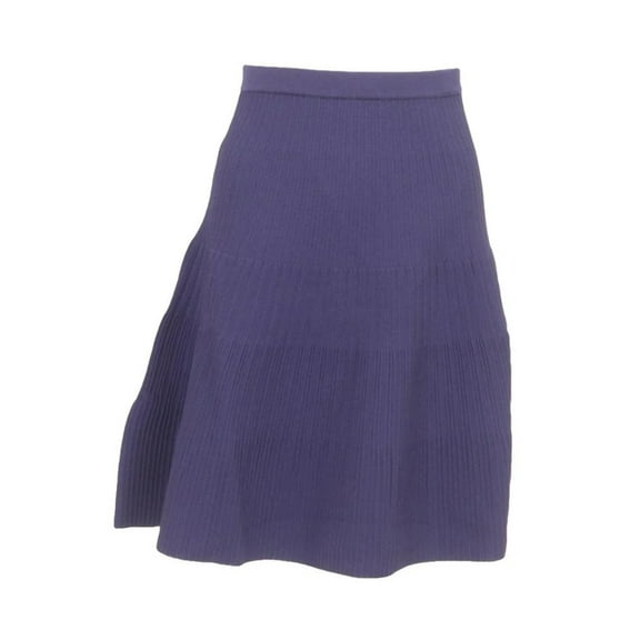 Miss Meme Ribbed Knit Skirt (Style 1815)