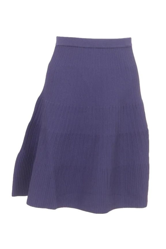 Miss Meme Ribbed Knit Skirt (Style 1815)