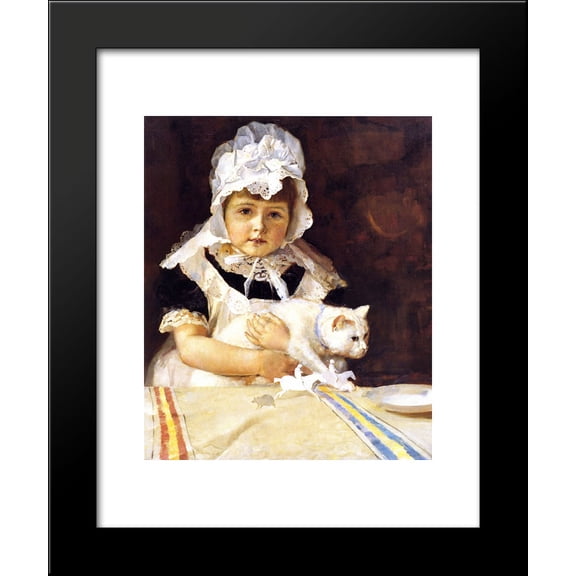 Miss Minna Simpson 20x24 Framed Art Print by Tom Roberts