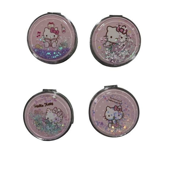 Miss Mirro x Hello Kitty Compact Mirror - 2 Mirrors Inside Regular/Magnified 1pc