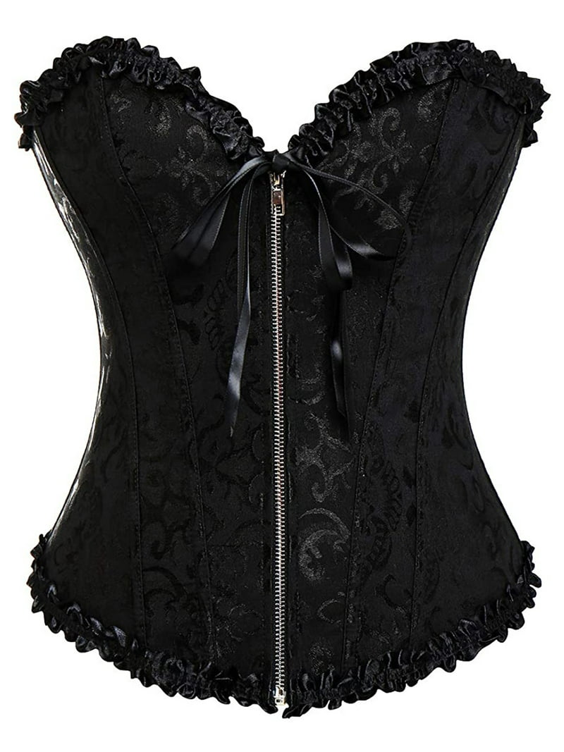Miss Moly Brocade Overbust Corset for Women Plus Size Corset Top