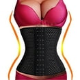 thumbnail image 1 of Miss Moly Womens Extra Firm Control Waist Traner Shapewear Tummy Control Underbust Corset Belt Plus Size Black S-3XL, 1 of 7