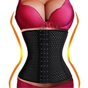 Miss Moly Womens Extra Firm Control Waist Traner Shapewear Tummy Control Underbust Corset Belt Plus Size Black S-3XL