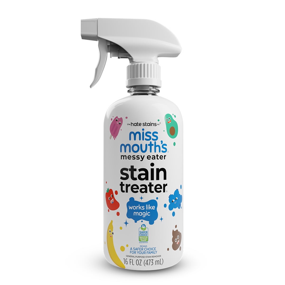 Miss Mouth's Messy Eater Stain Treater Spray for Baby & Kids – 16 oz – Newborn & Baby Essentials – Stain Remover for Food, Grease, Coffee & More – Gentle on Laundry, Fabric & Underwear - Walmart.com