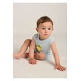 thumbnail image 1 of Miss&MrTuffy Baby Boy Pineapple Embroidered Summer Bodysuit | Waffle Fabric | 6–24 Months | Breathable Cotton Romper for Toddlers | Comfortable Infant Outfit for Hot Days, 1 of 4