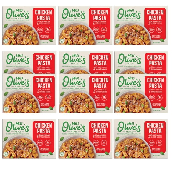 Miss Olives Chicken Pasta Parmesan with Tomato Sauce (Pack of 12)