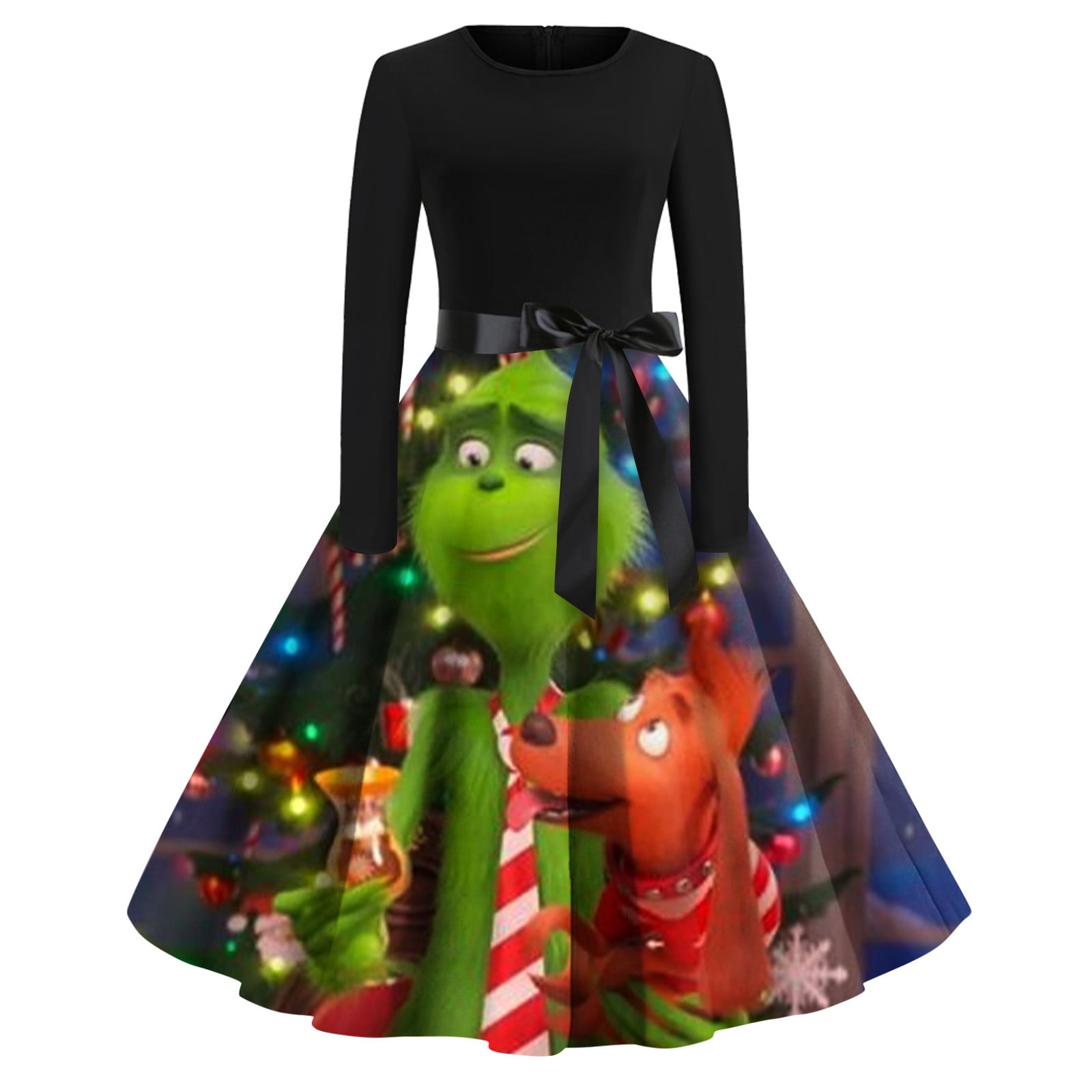 Don't Miss Out! Gomind Women's Grinch Christmas Printed Long Sleeve ...