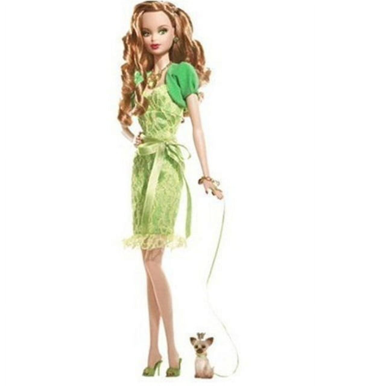 Miss Peridot Barbie Doll August Birthstone Beauties Collection