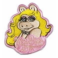 thumbnail image 1 of Miss Piggy 3" Tall Embroidered Iron On Patch, 1 of 1