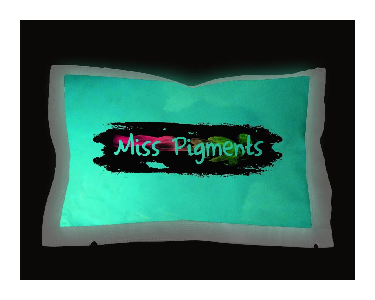 Miss Pigments MYSTIC OCEAN BLUE Glow in The Dark Powder - Glowing Mica Pigment Colorant for Epoxy - Resin - Candle Making - Nail Polish - Non-Toxic