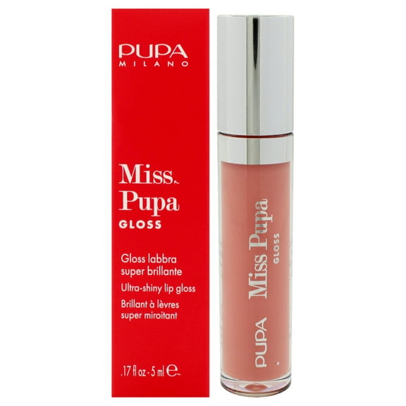 Pupa Milano Miss Pupa Gloss Ultra-Shine Lip Gloss - 401 Lovely Pink , 0.17 oz Lip Gloss