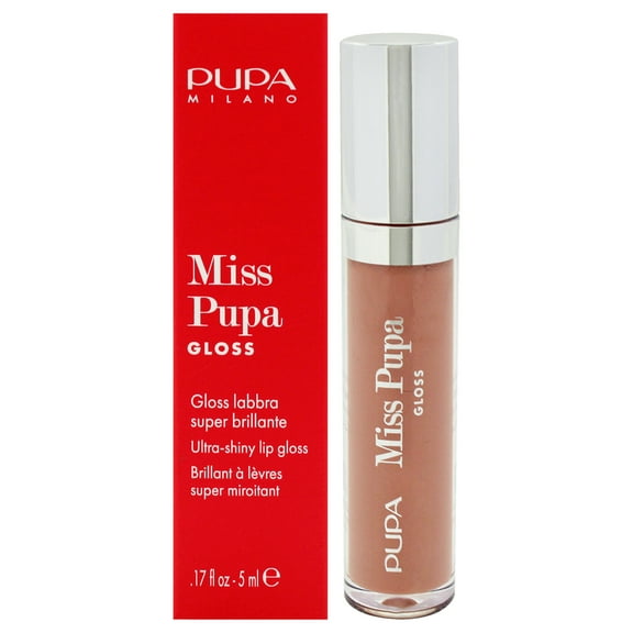 Pupa Milano Miss Pupa Gloss Ultra-Shine Lip Gloss - 403 Nude Obsession , 0.17 oz Lip Gloss