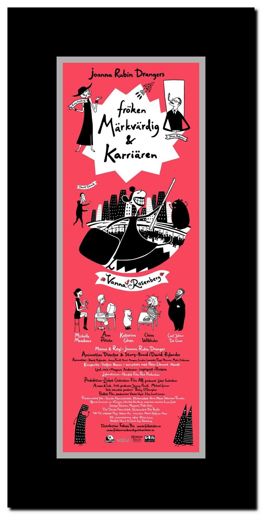 Miss Remarkable and her Career Framed Movie Poster