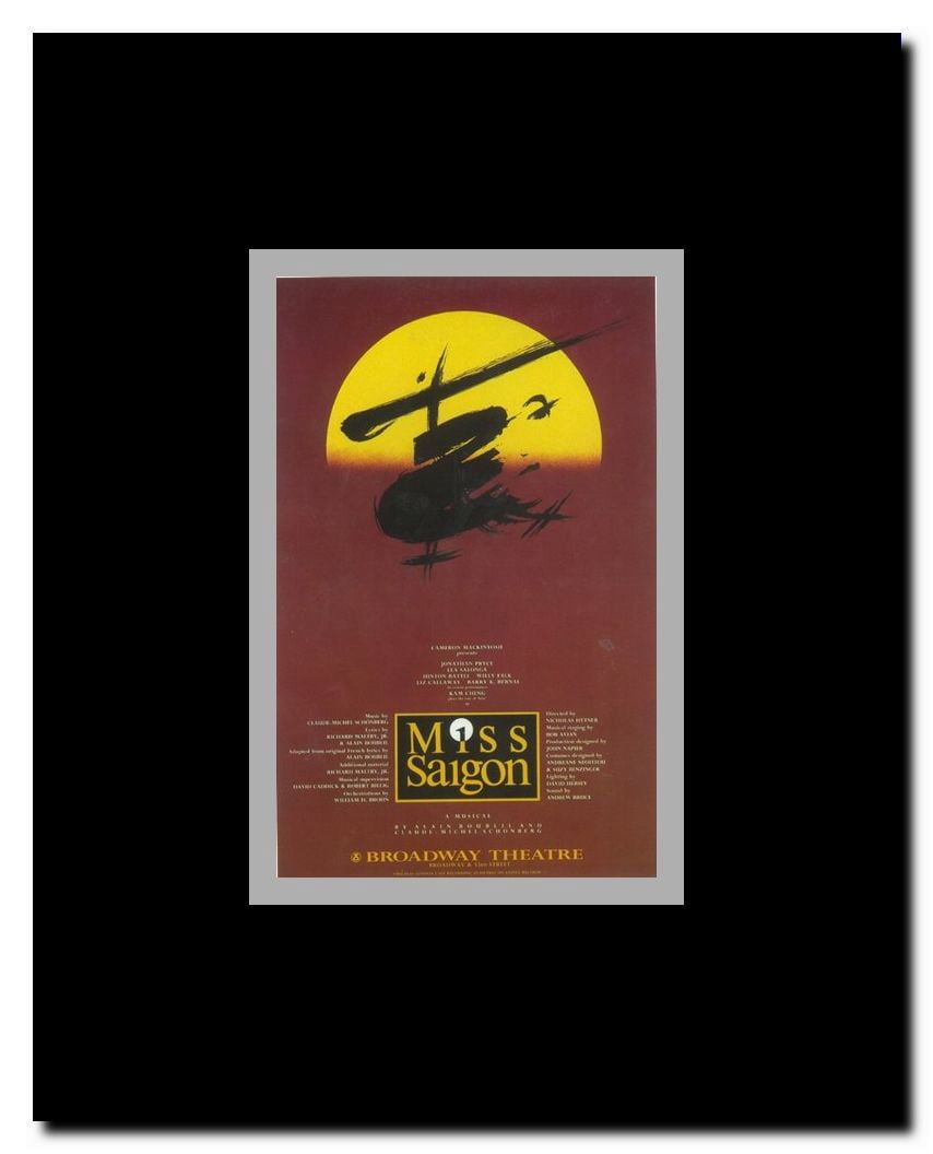 Miss Saigon (Broadway) Framed Movie Poster