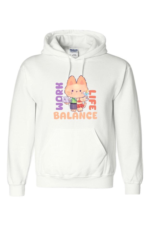 Miss Salarycat Funny Work Life Balance Office Humor Job Graphic Pullover Hoodie, up to size 5XL