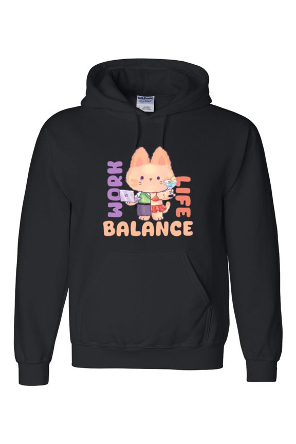 Miss Salarycat Funny Work Life Balance Office Humor Job Graphic Pullover Hoodie, up to size 5XL