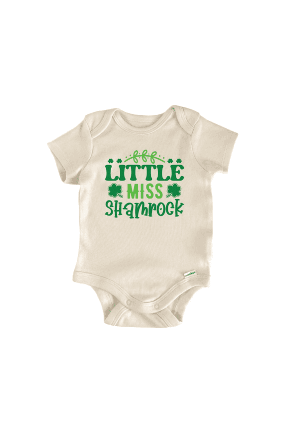 Miss Shamrock St. Newborn Baby Bodysuit