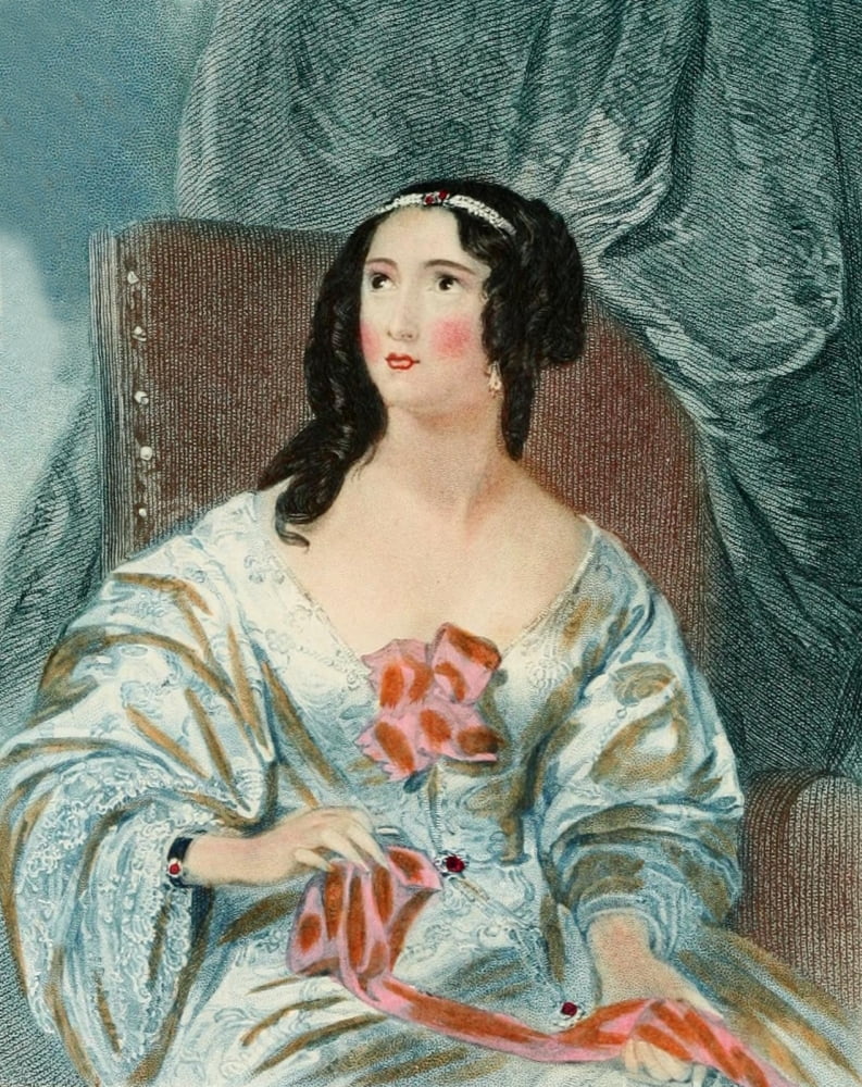 Miss Sharpe The Offering of Beauty 1848 Flora Canvas Art - (24 x 36)