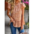 thumbnail image 1 of Miss Sparkling Floral ruffle blouse, 1 of 1